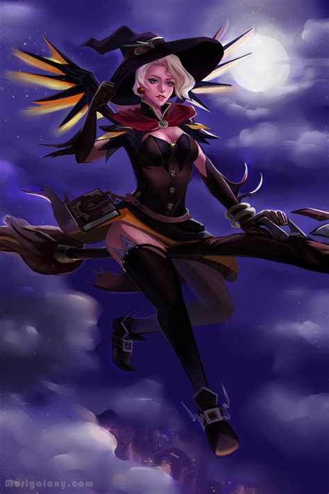 Witch Mercy Fanart: A Fusion of Fantasy and Gaming